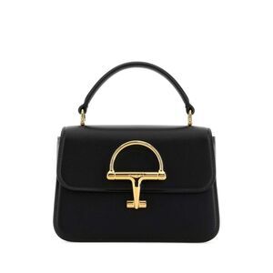 Gucci Women Black Leather Small Gucci Siena Handbag